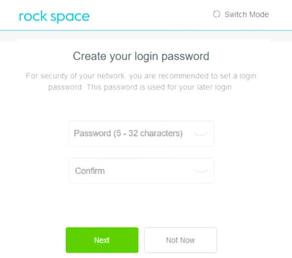 rockspace extender login