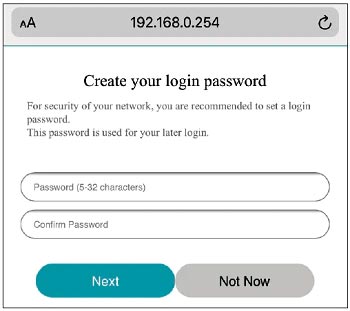 create login password